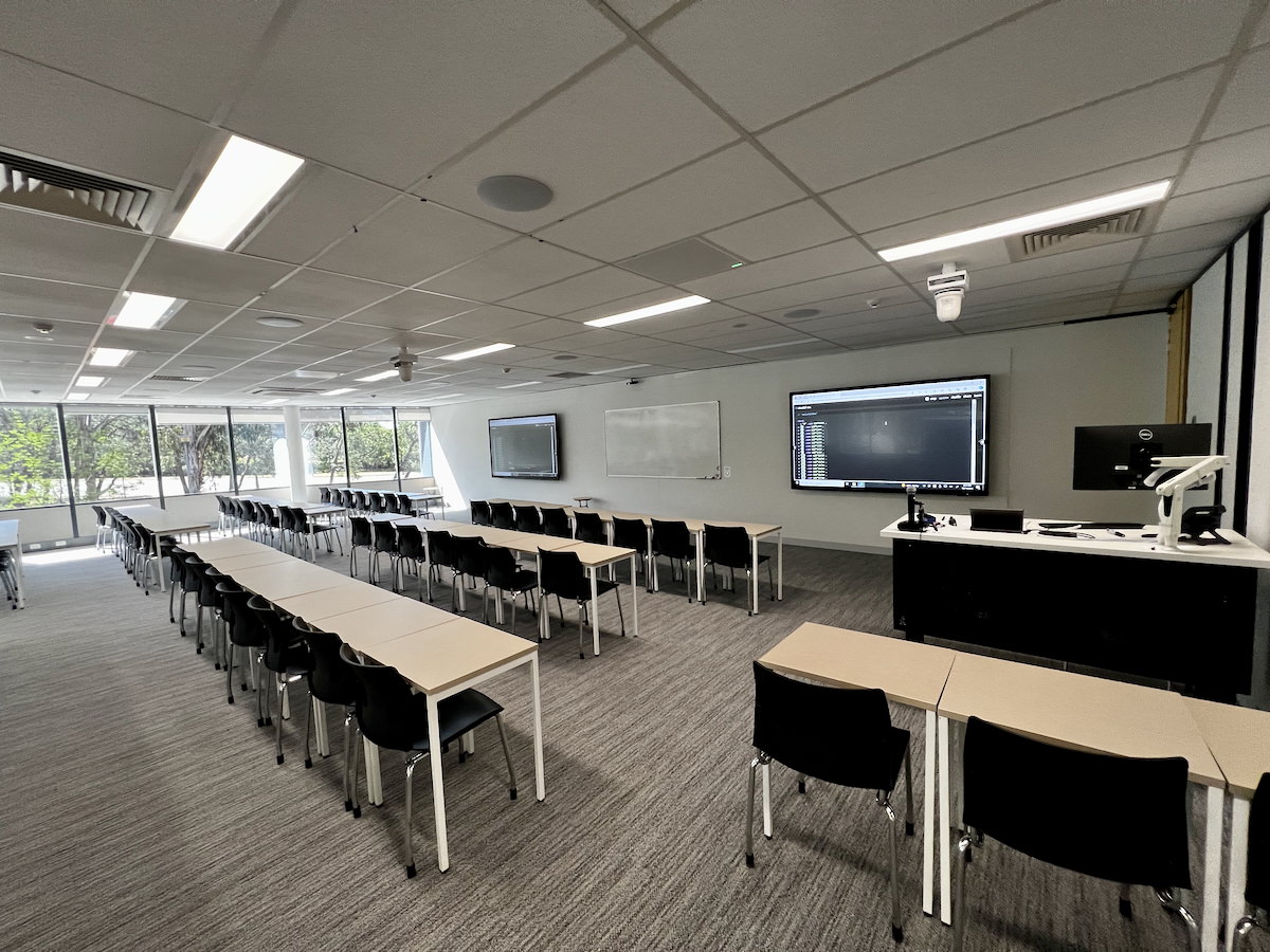 An ANU classroom in the Fulton Muir Building